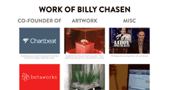 Desktop Screenshot of billychasen.com